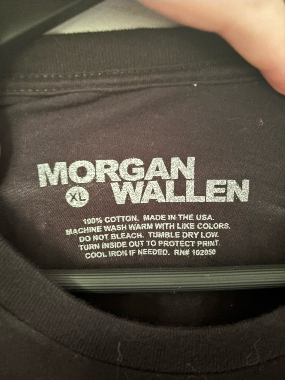 Morgan Wallen 'One Night At A Time' Tour Graphic Tee: Size - XL - Picture 3 of 3